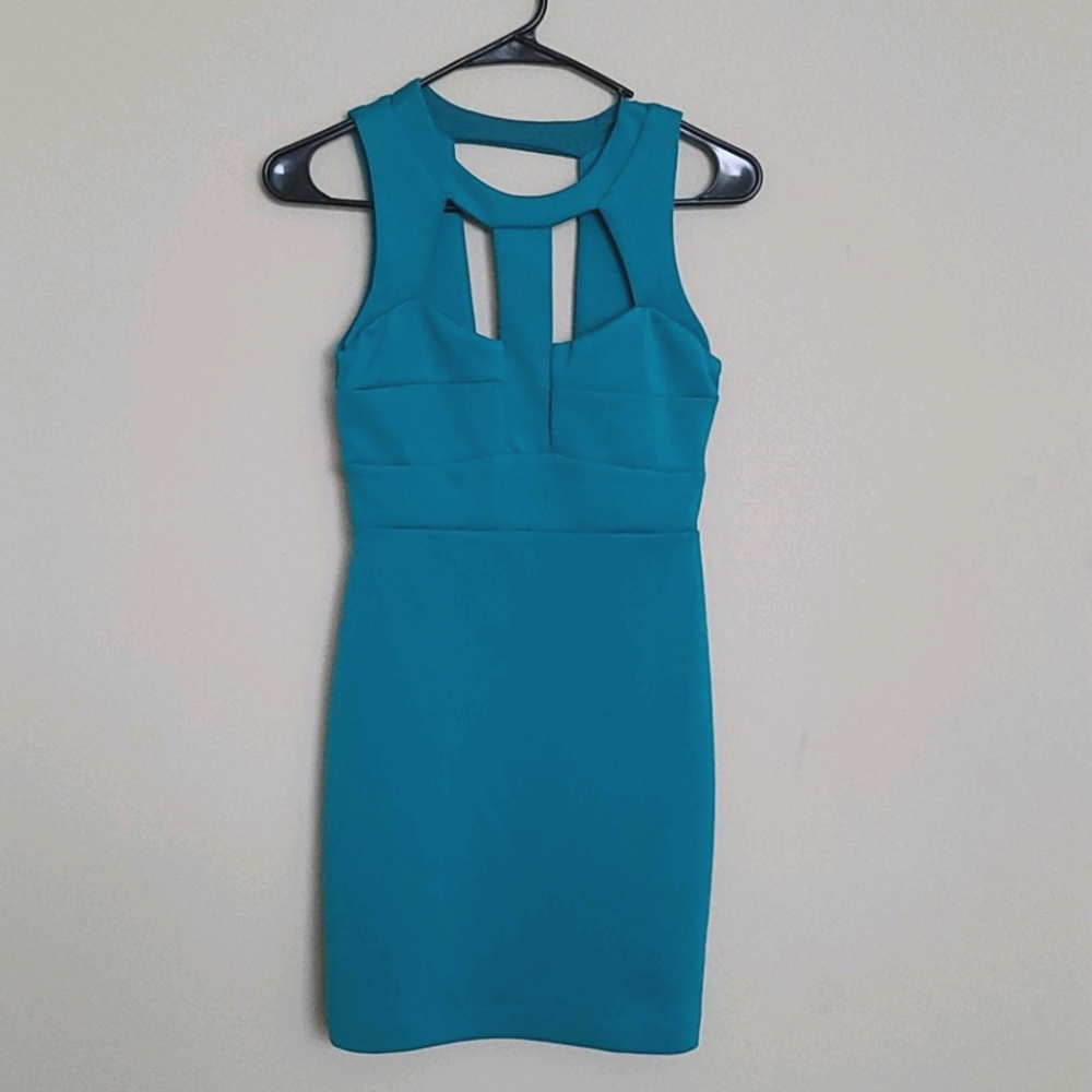 Turquoise dress
